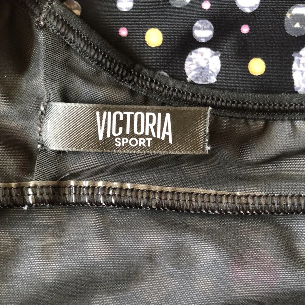 Victoria’s Secret Sport Gemstone Black Red Blue Yellow Sports Bra